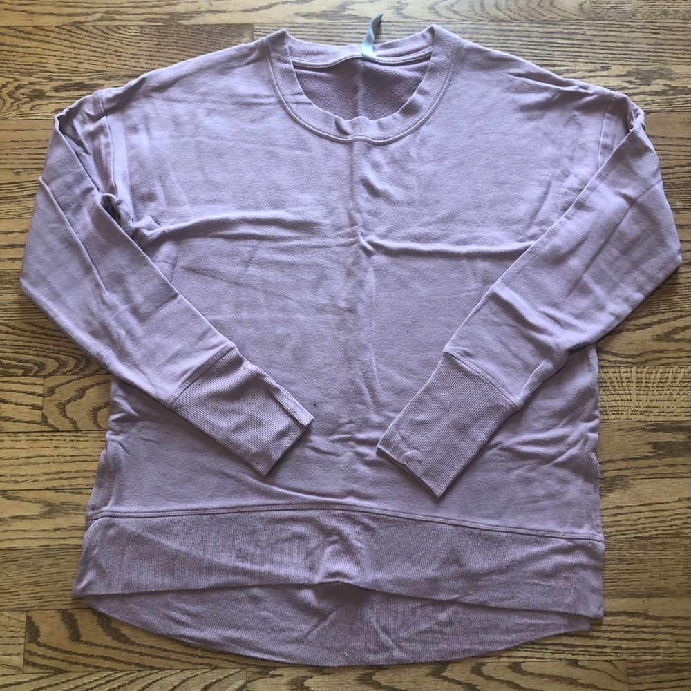 Athleta Coaster Sweatshirt Dusty Pink